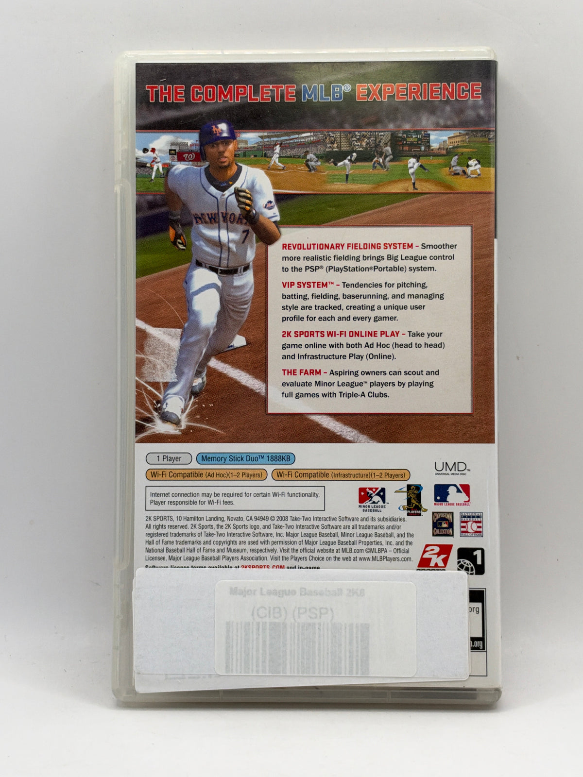 Major League Baseball 2K8 CL01 (CIB) PSP