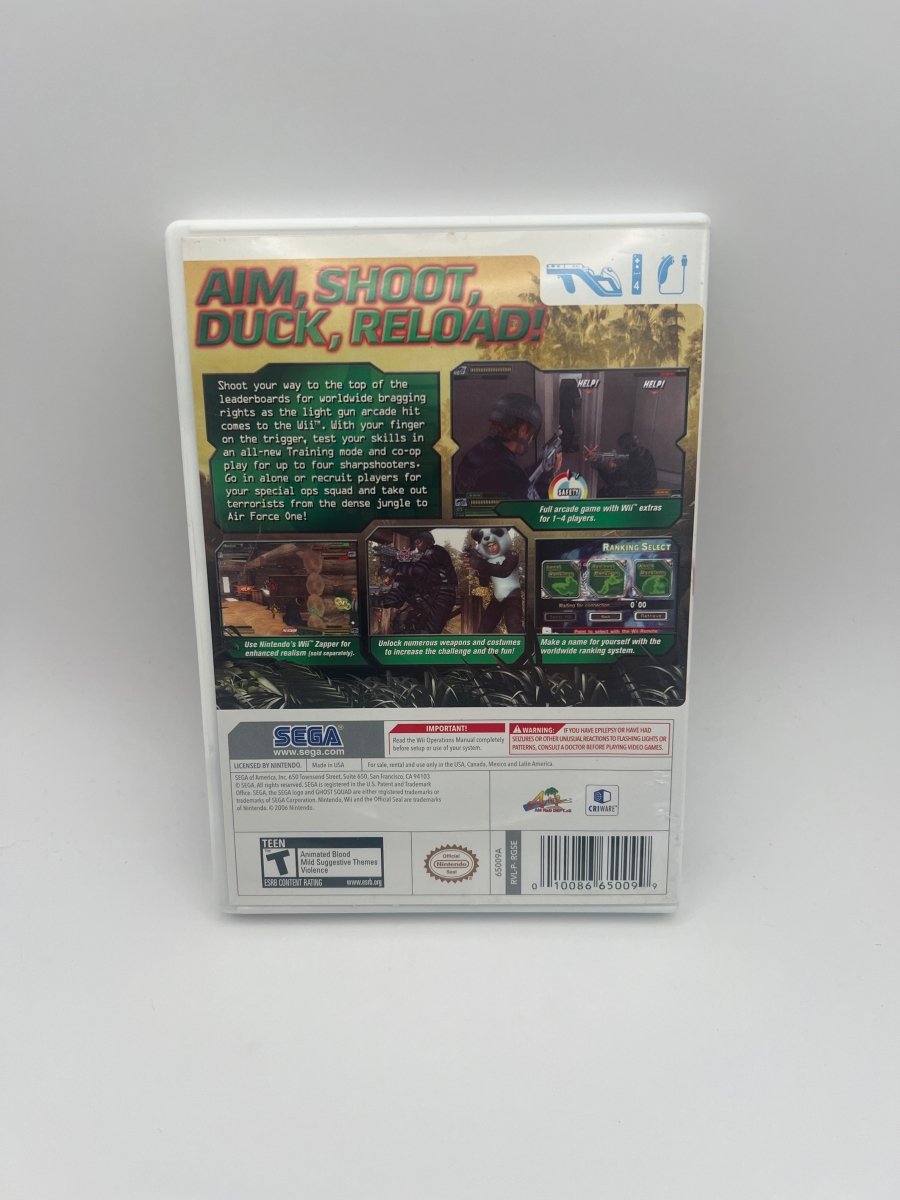 Ghost Squad CL03 (CIB) Nintendo Wii