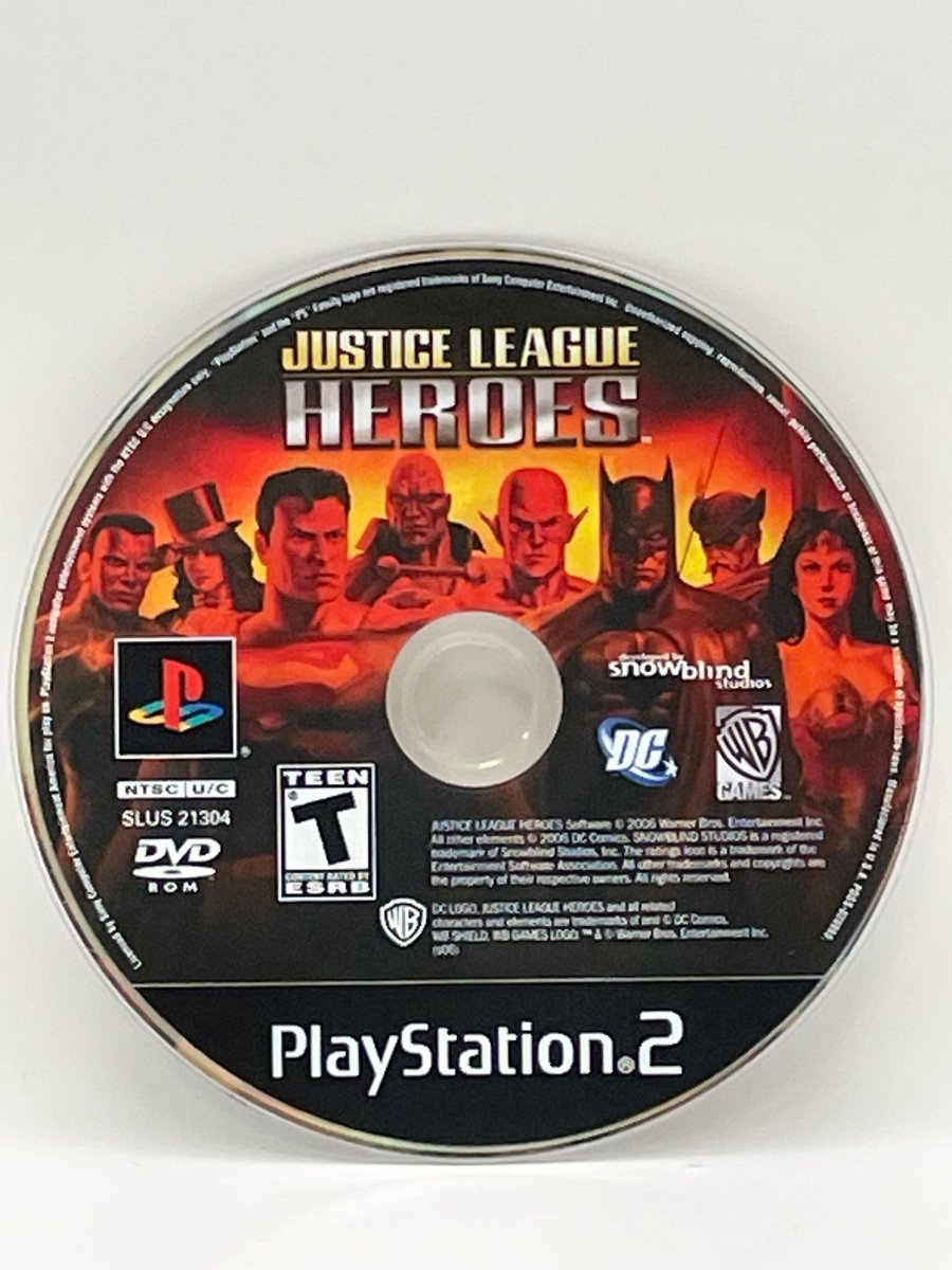 Justice League Heroes CL01 (Disc Only) PlayStation 2