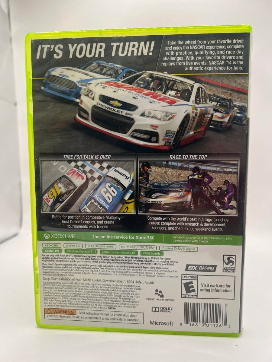 NASCAR 14 CL01 (CIB) Xbox 360