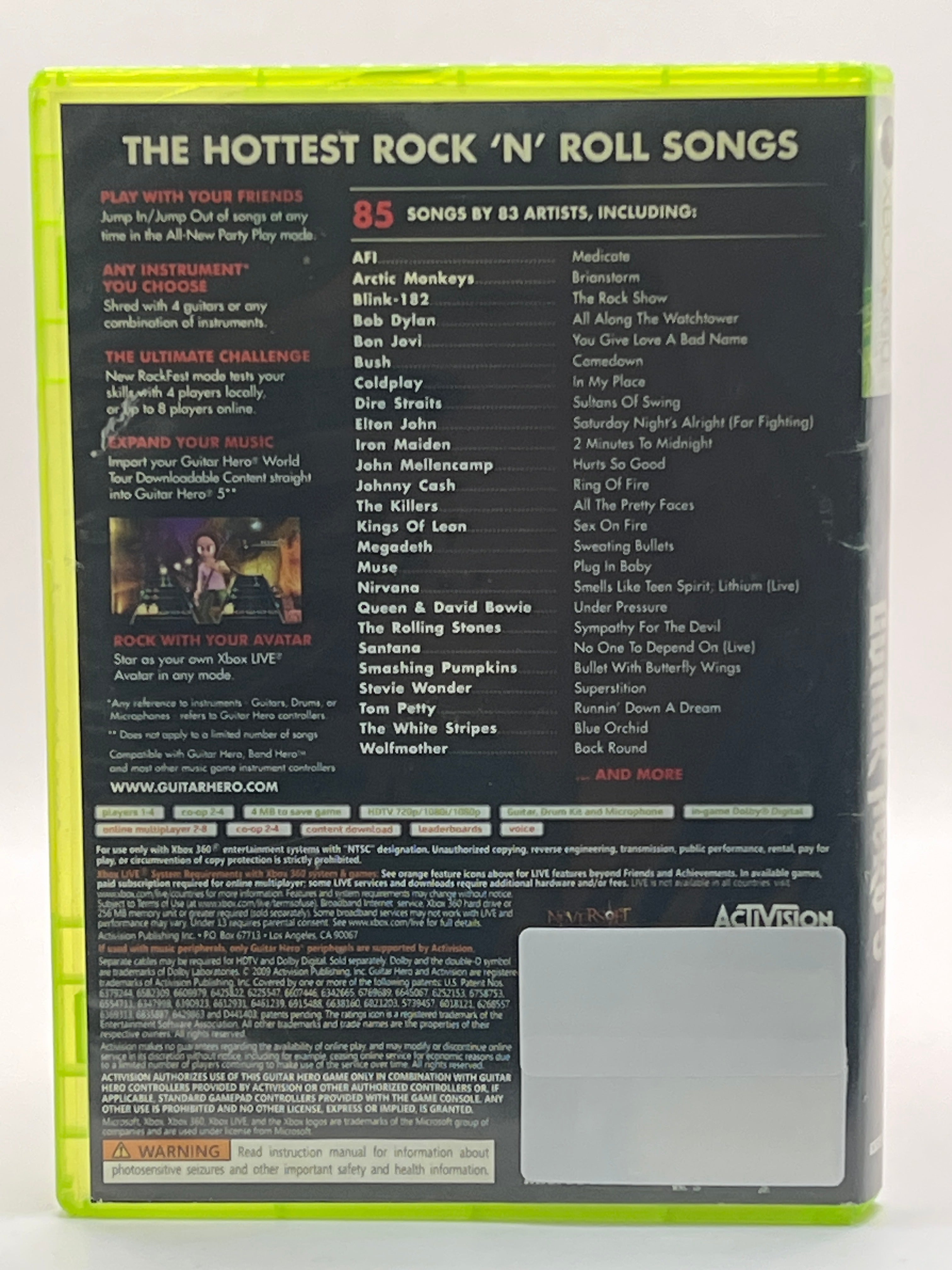 Guitar Hero 5 CL01 (CIB) Xbox 360