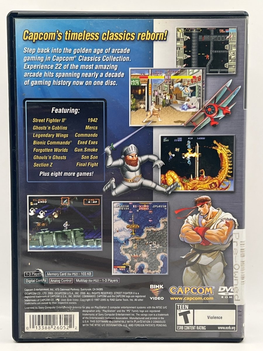Capcom Classics Collection CL01 (CIB) PlayStation 2