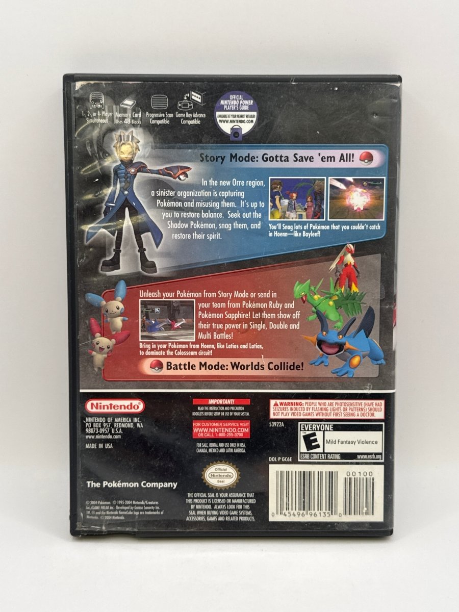 Pokemon Colosseum CL01 (Missing Manual) Nintendo GameCube