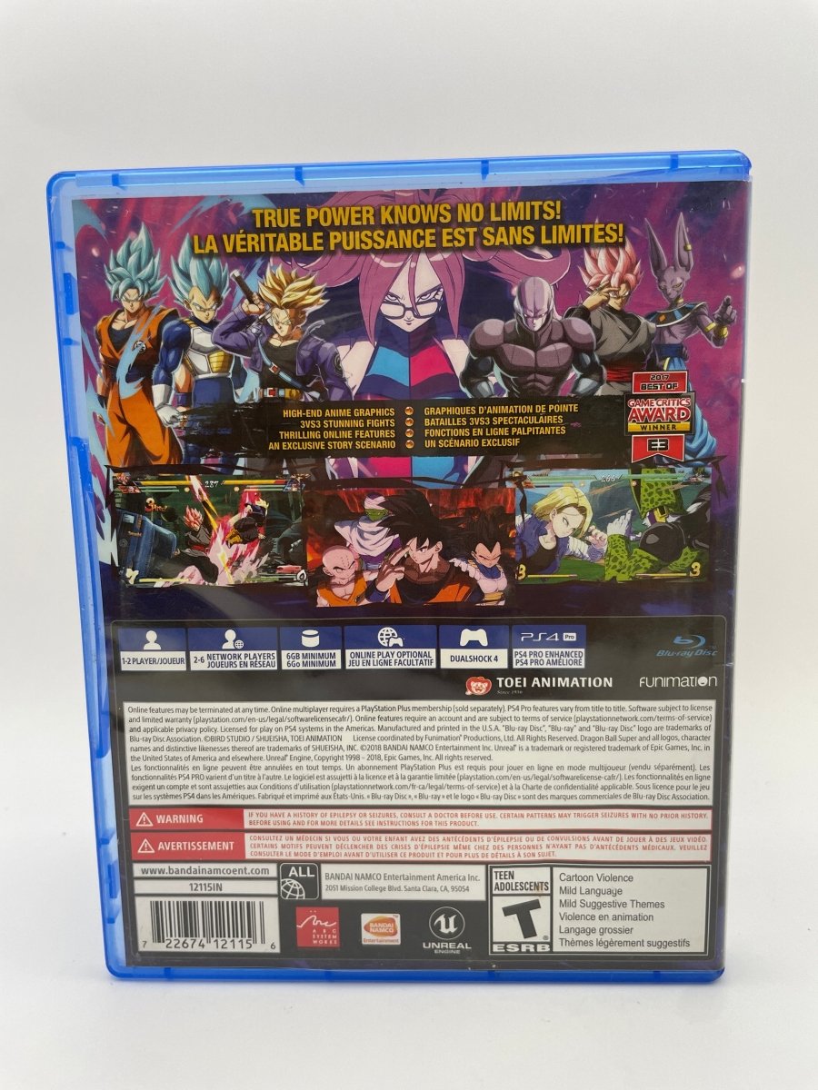 Dragon Ball FighterZ CL01 (CIB) PlayStation 4