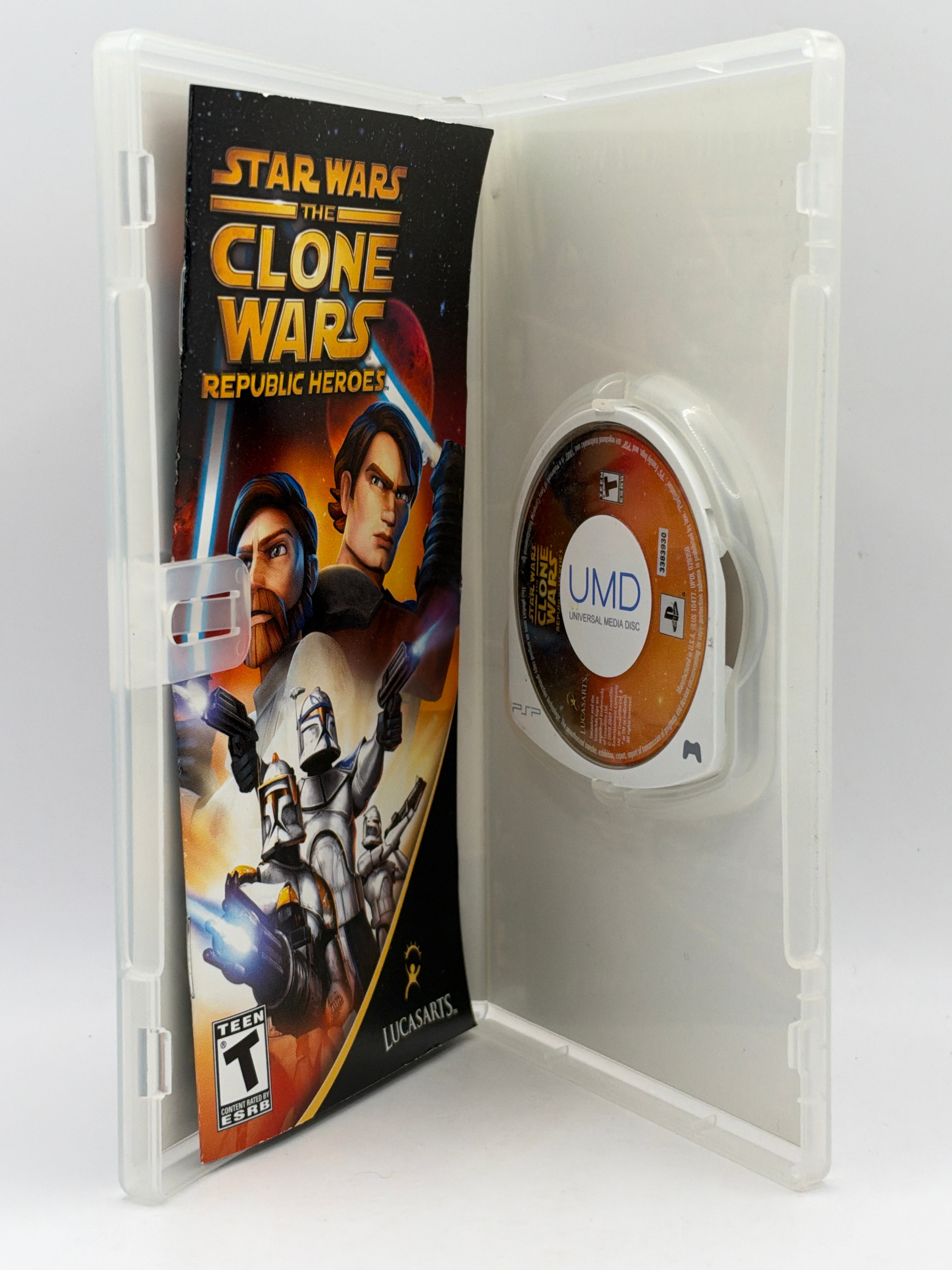 Star Wars Clone Wars Republic Heroes CL01 (CIB) PSP