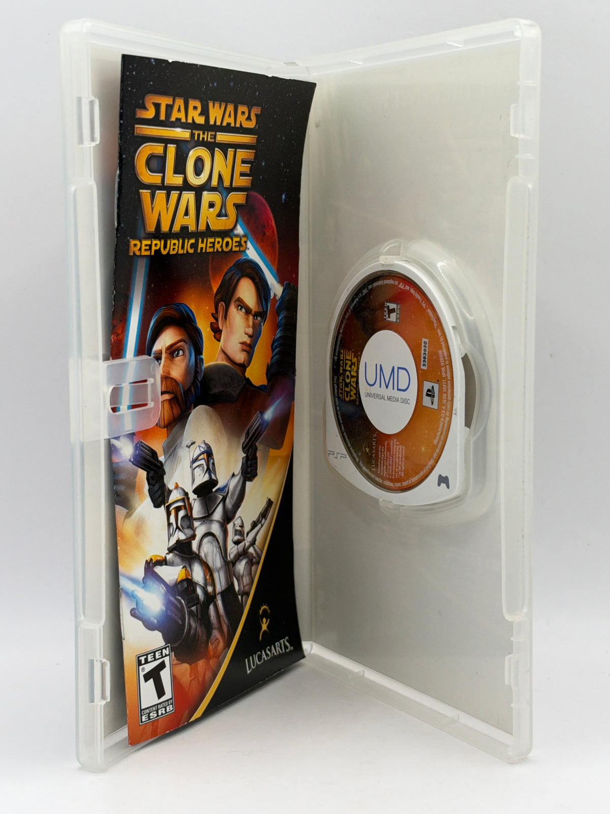 Star Wars Clone Wars Republic Heroes CL01 (CIB) PSP