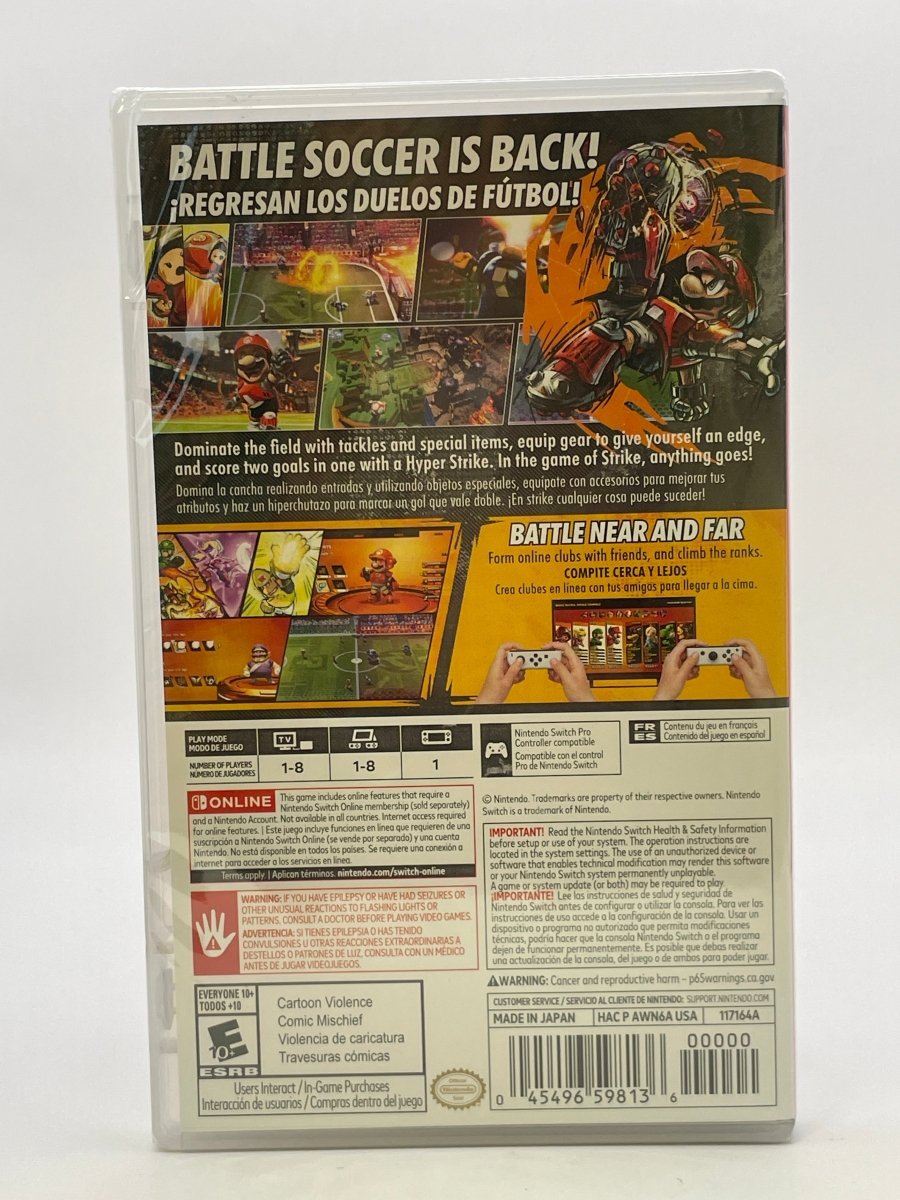 Mario Strikers: Battle League CL04 (NEW) Nintendo Switch