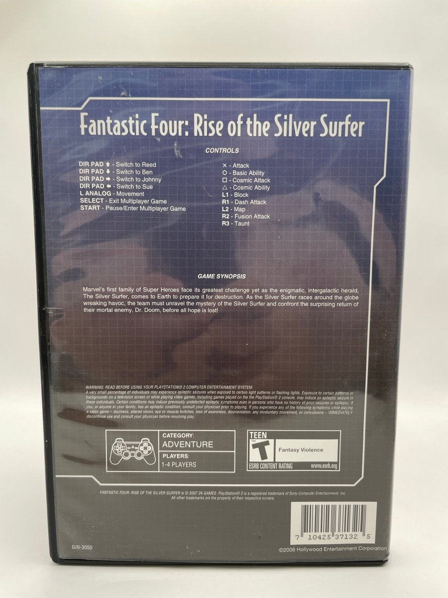 Fantastic Four: Rise of the Silver Surfer CL02 (CIB) PlayStation 2