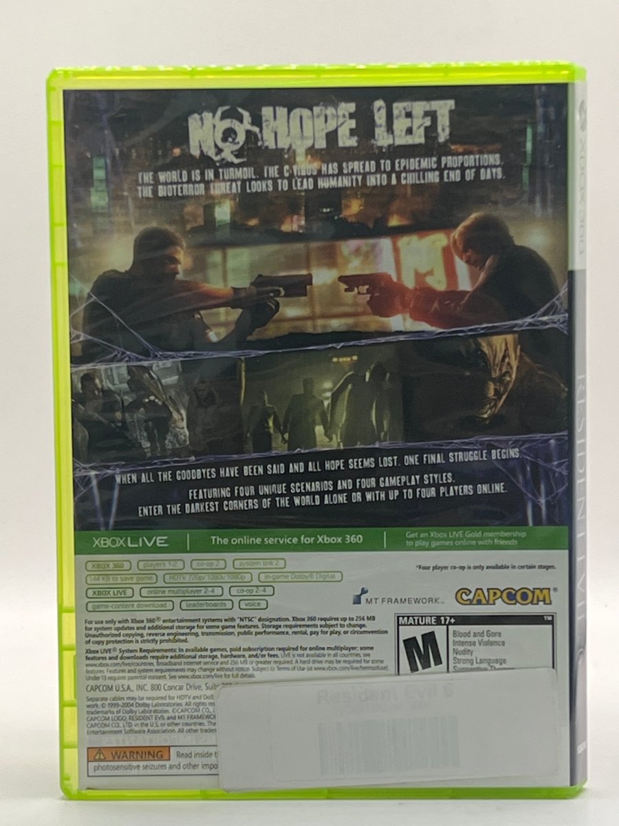 Resident Evil 6 CL02 (CIB) Xbox 360
