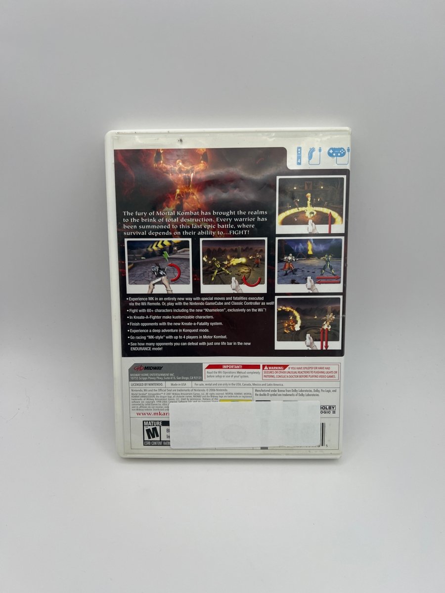 Mortal Kombat: Armageddon CL01 (CIB) Nintendo Wii