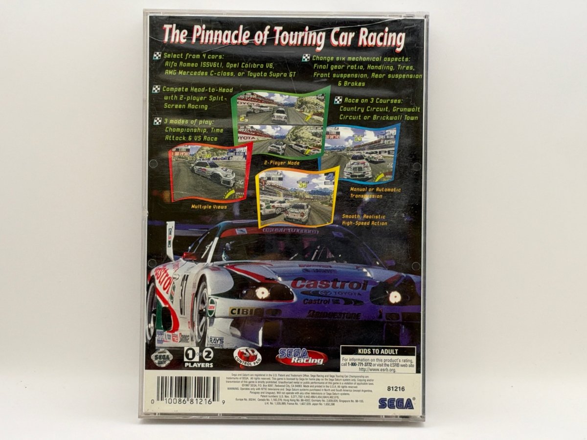 Sega Touring Car Championship CL01 (CIB) Sega Saturn