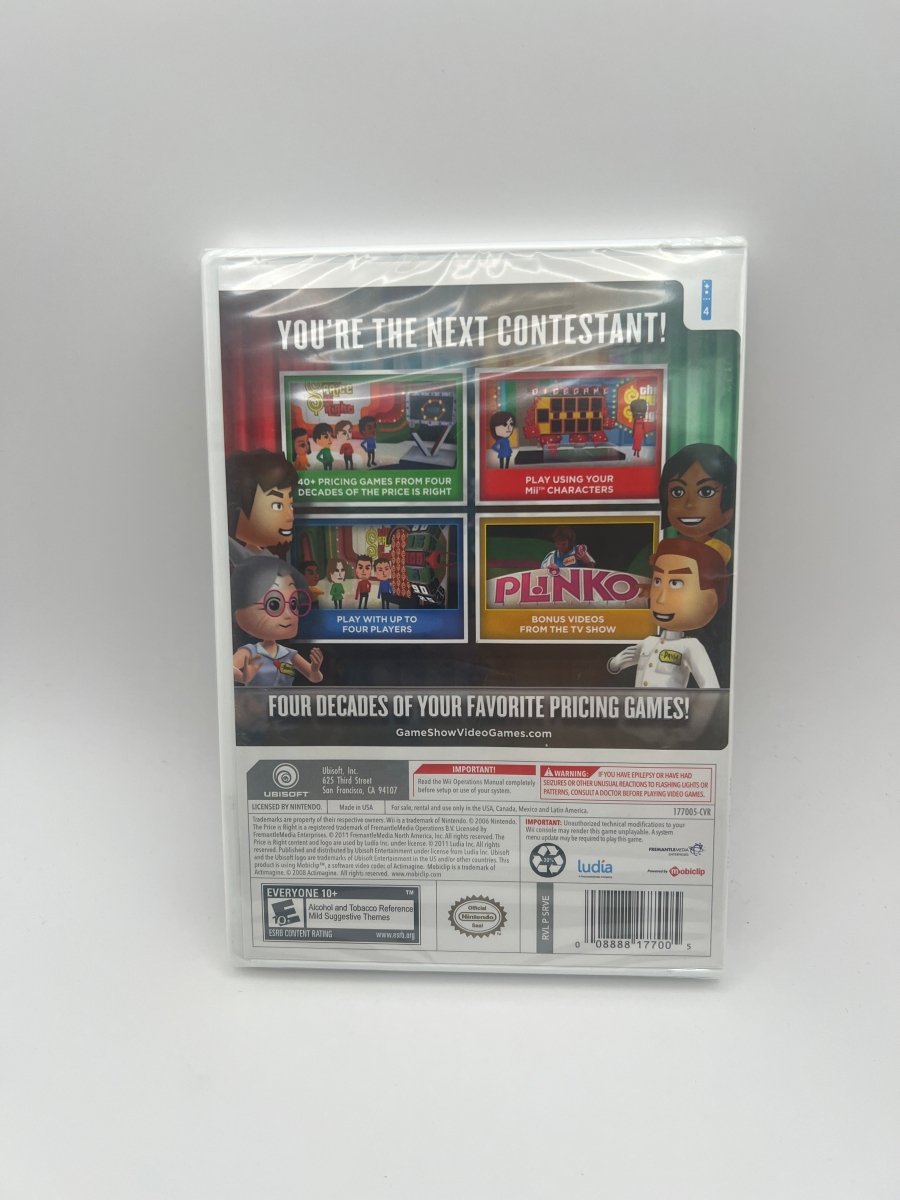 The Price is Right Decades CL01 (New) Nintendo Wii