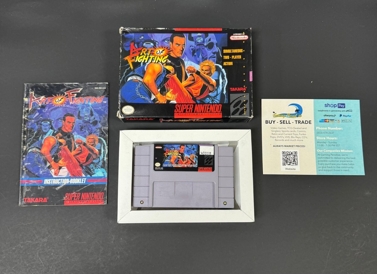 Art of Fighting Super Nintendo CL 01