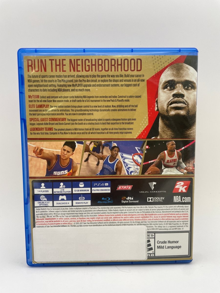 NBA 2K18 [Legend Edition Gold] CL01 (CIB) PlayStation 4