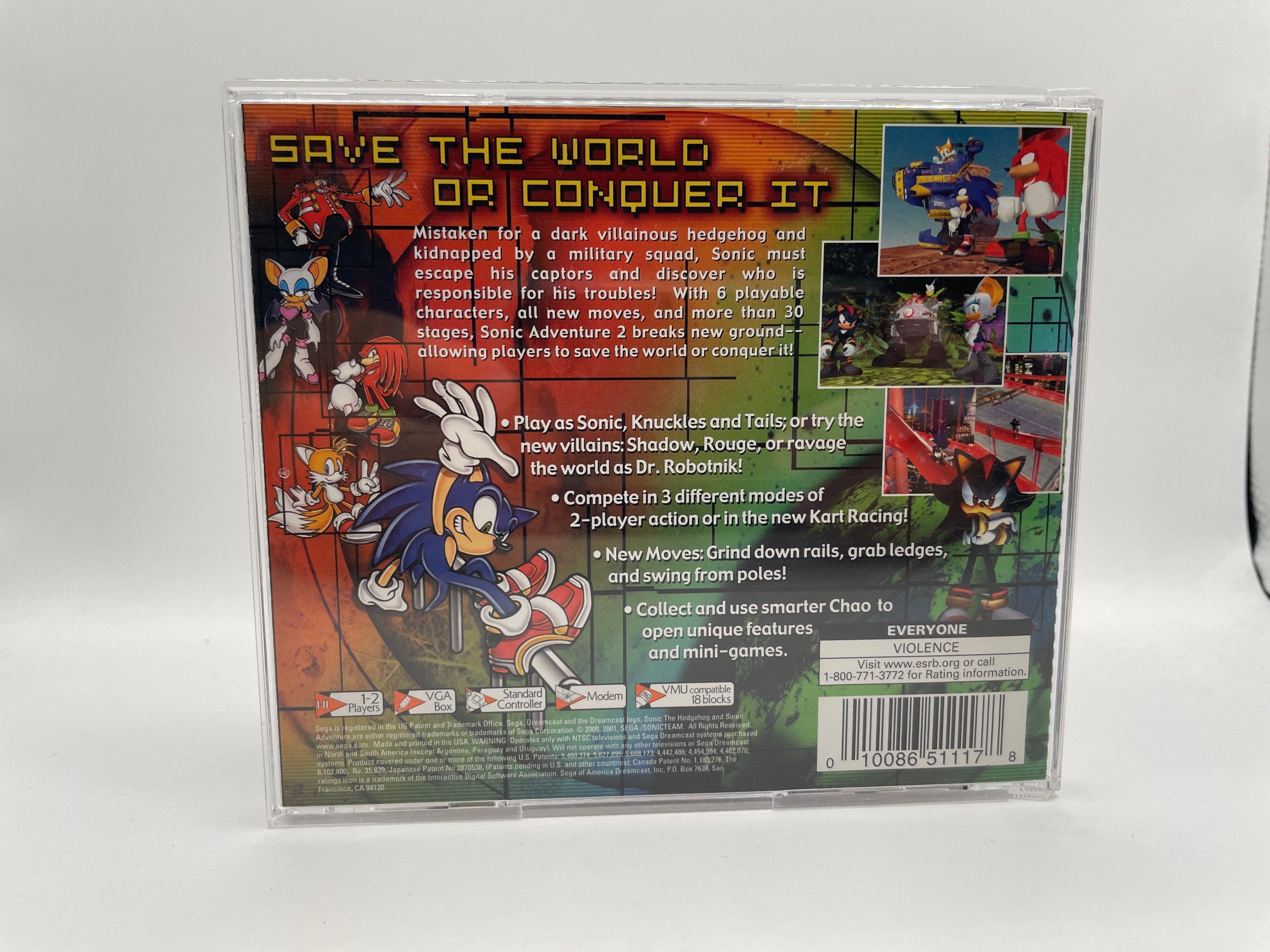 Sonic Adventure 2 CL01 (CIB) Sega Dreamcast