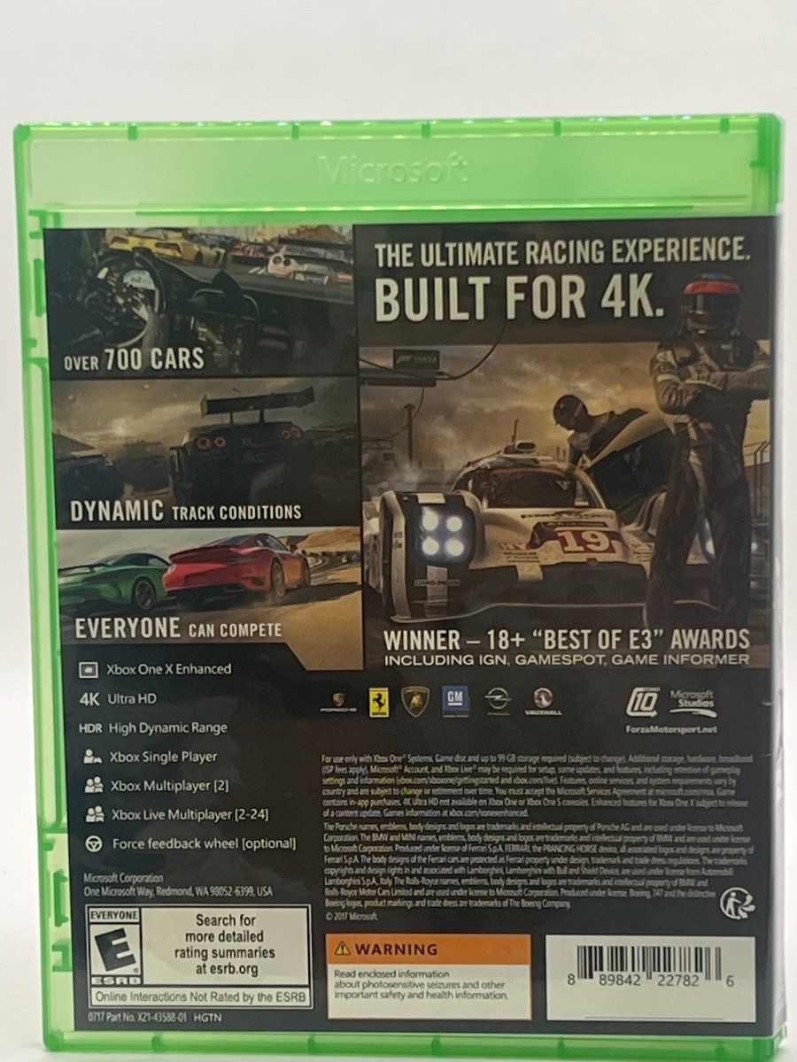 Forza Motorsport 7 CL01 (CIB) Xbox One