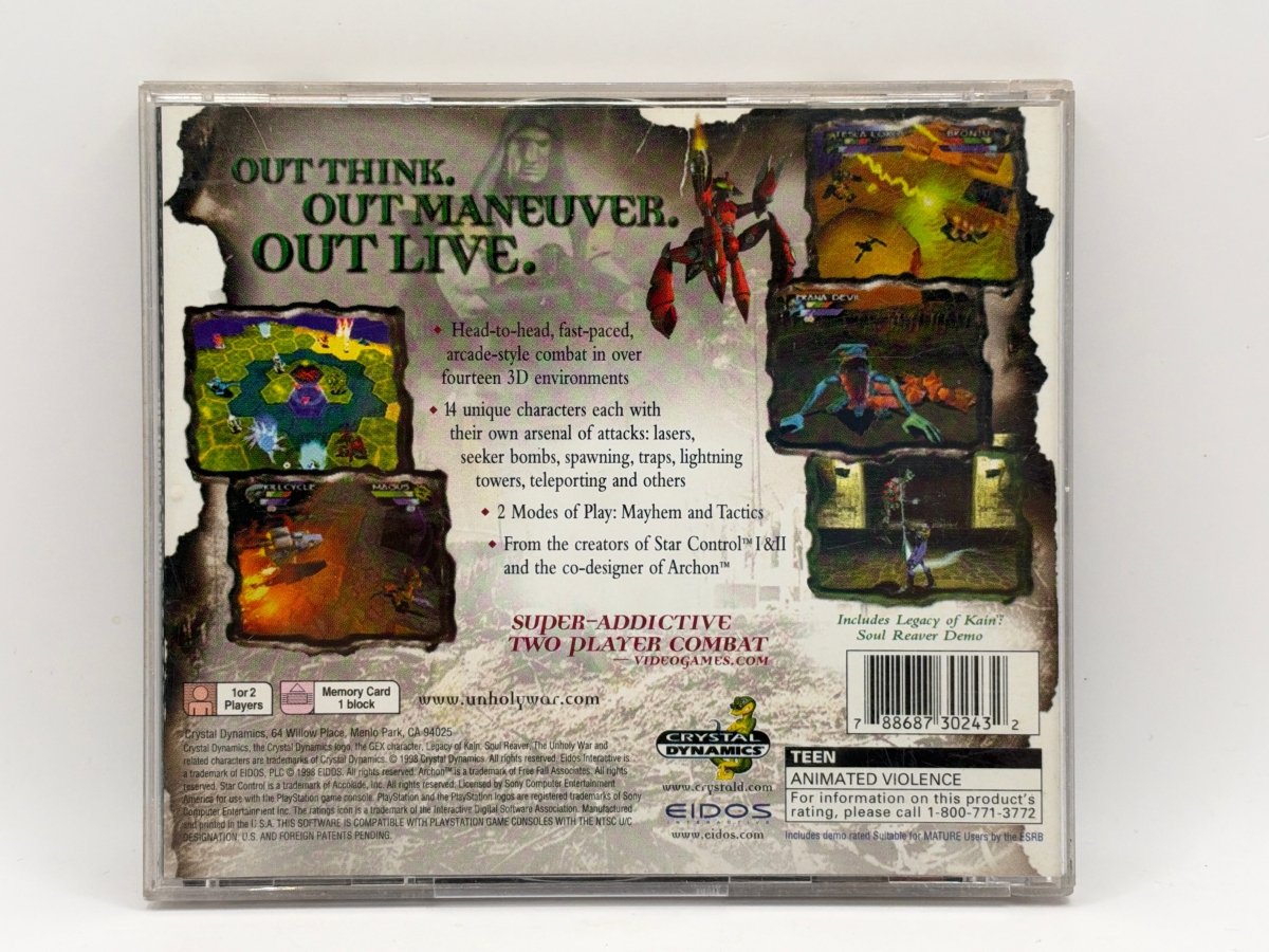 The Unholy War CL01 (CIB) Playstation One