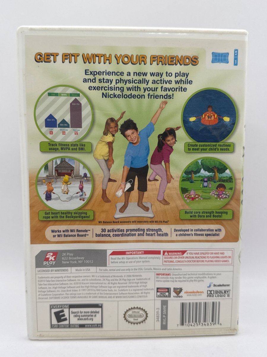 Nickelodeon Fit CL01 (Missing Manual) Nintendo Wii