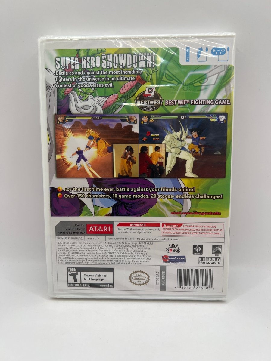 Dragon Ball Z Budokai Tenkaichi 3 CL01 (NEW) Nintendo Wii
