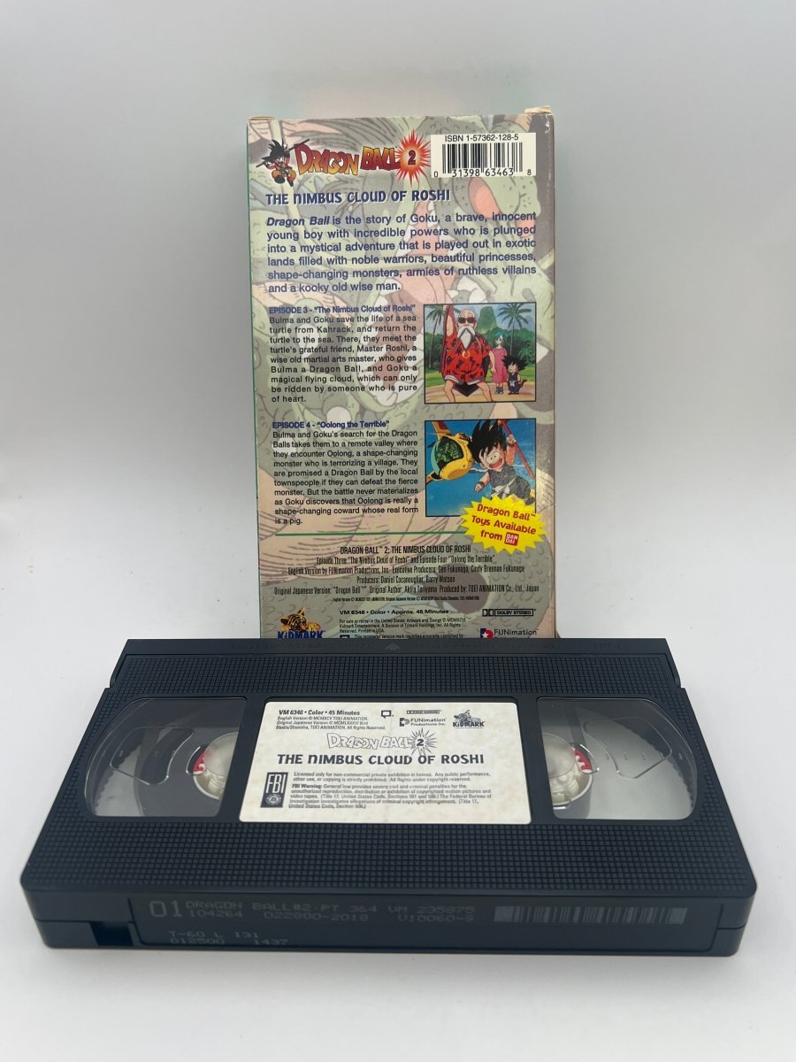 Dragon Ball 2: The Nimbus Cloud of Roshi (VM 6346) Used VHS
