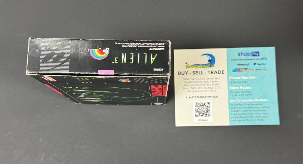Alien 3 Super Nintendo CL 01