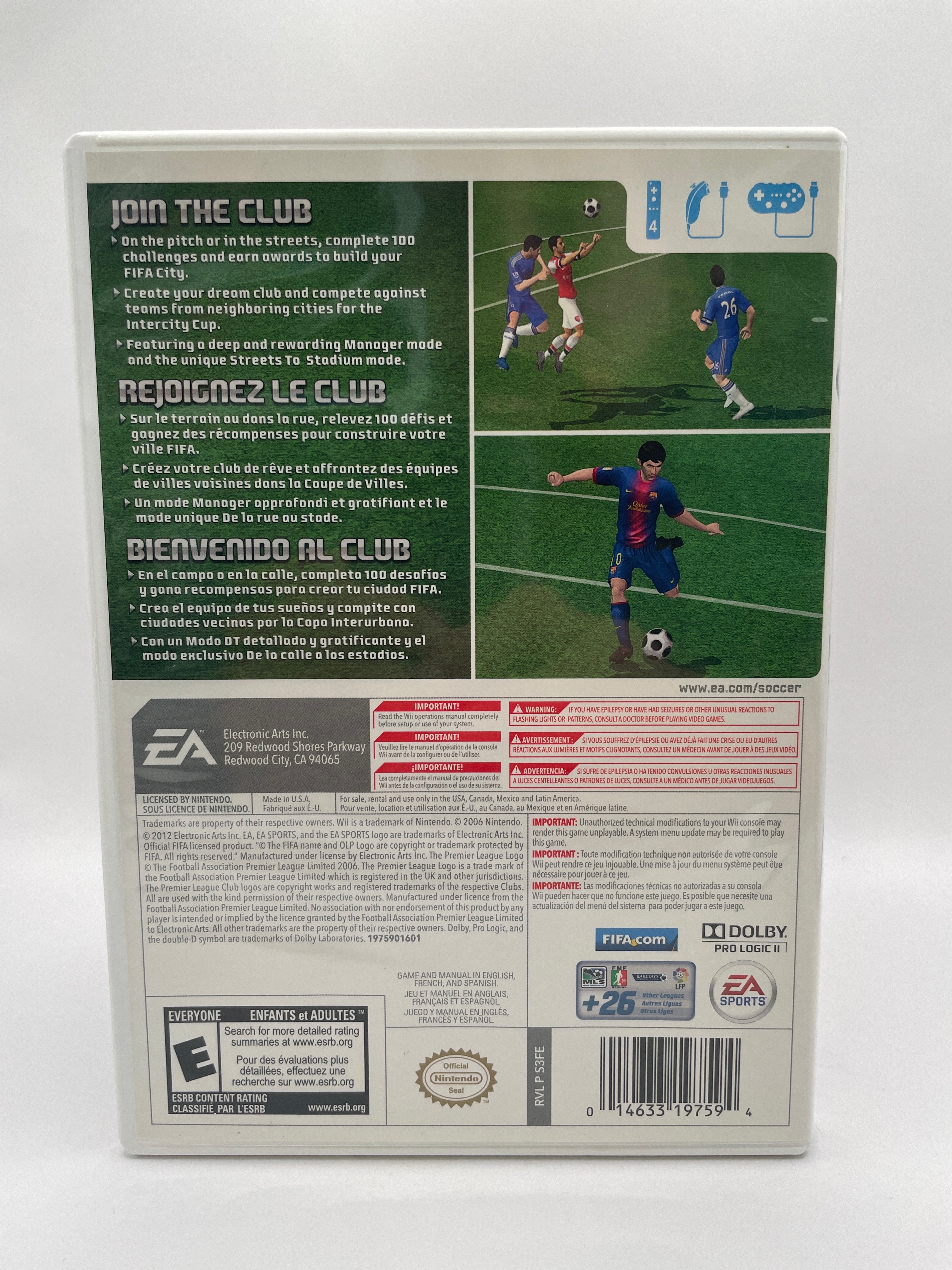FIFA Soccer 13 CL01 (CIB) Nintendo Wii