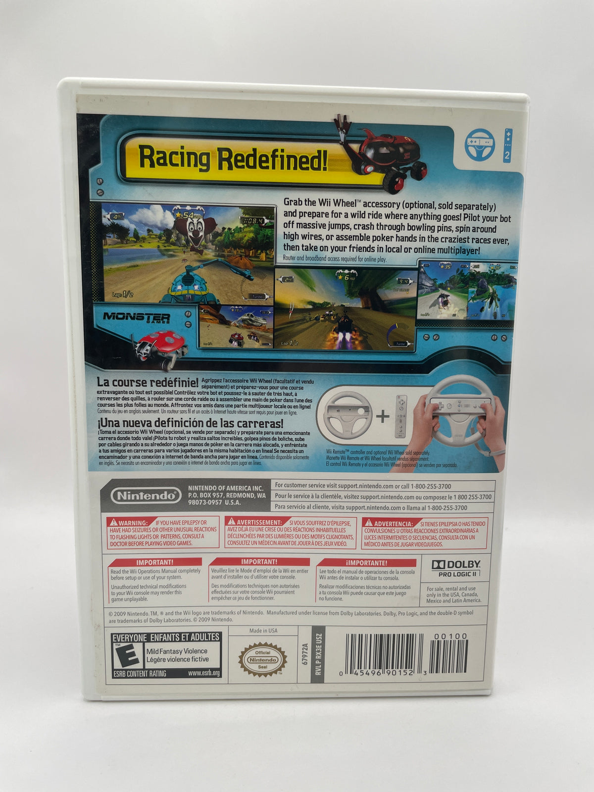 Excitebots: Trick Racing CL01 (CIB) Nintendo Wii