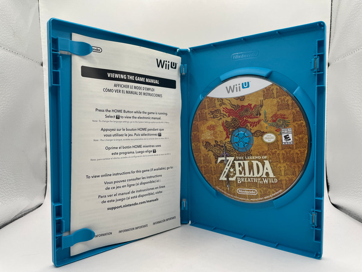 Zelda Breath of the Wild CL01 (CIB) Nintendo Wii U