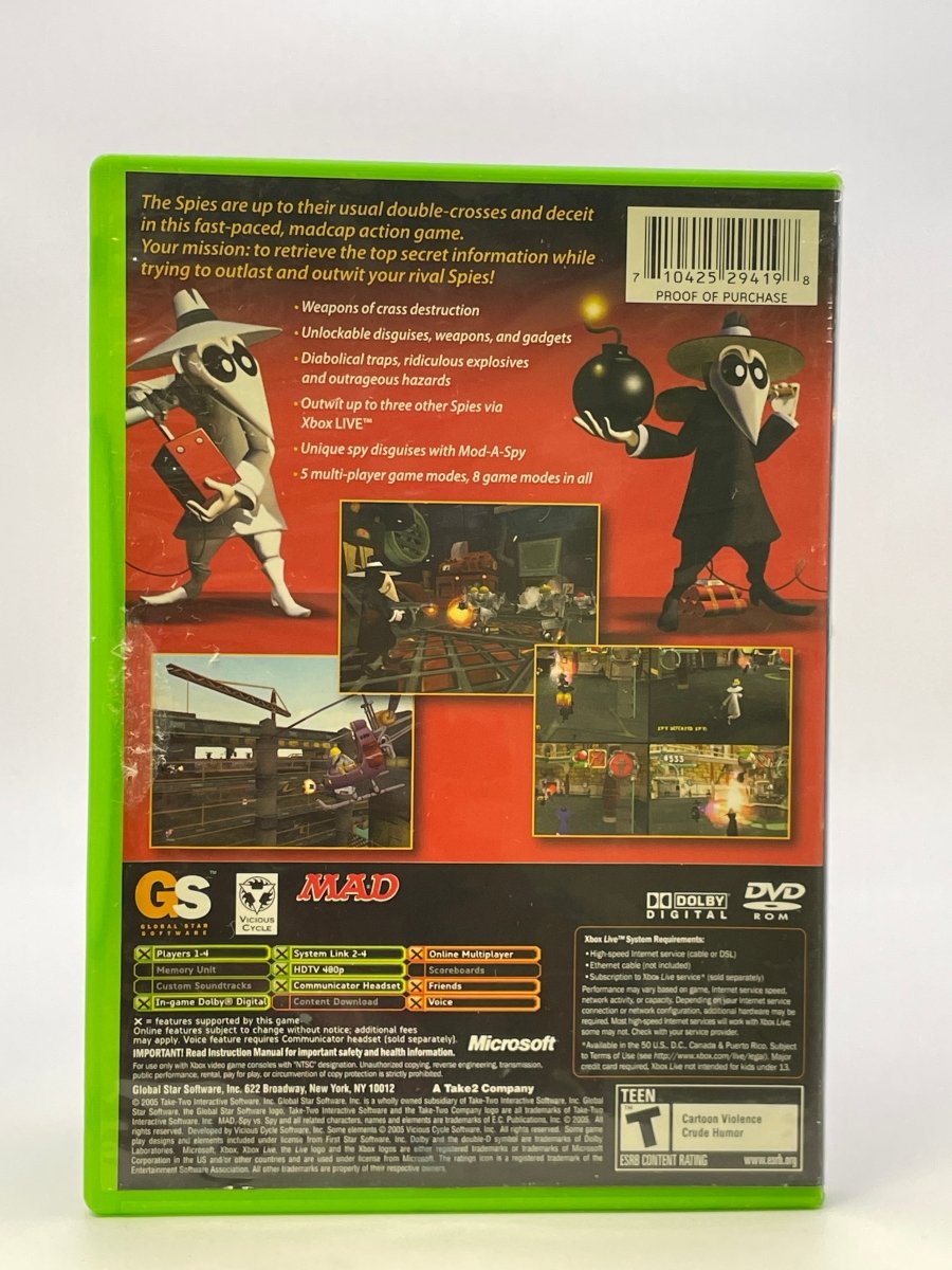 Spy vs. Spy CL01 (CIB) Original Xbox