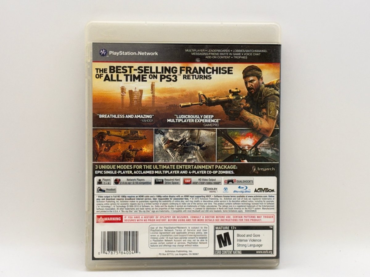 Call of Duty Black Ops CL02 (CIB) Playstation 3