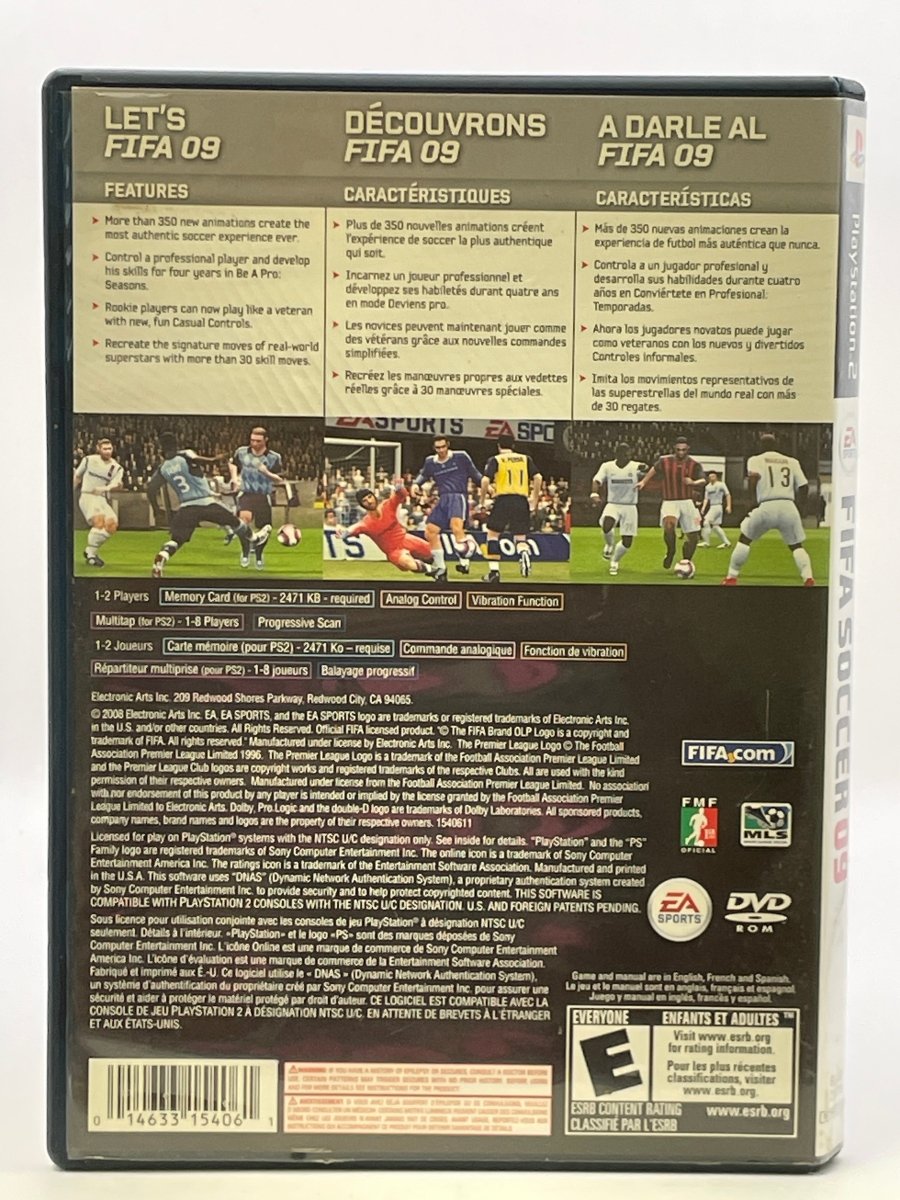 FIFA Soccer 09 CL01 (CIB) PlayStation 2