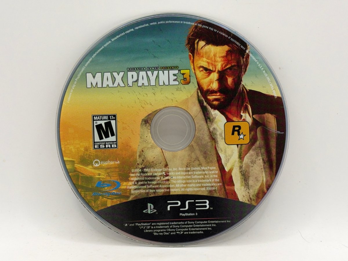 Max Payne 3 CL02 (Disc Only) Playstation 3