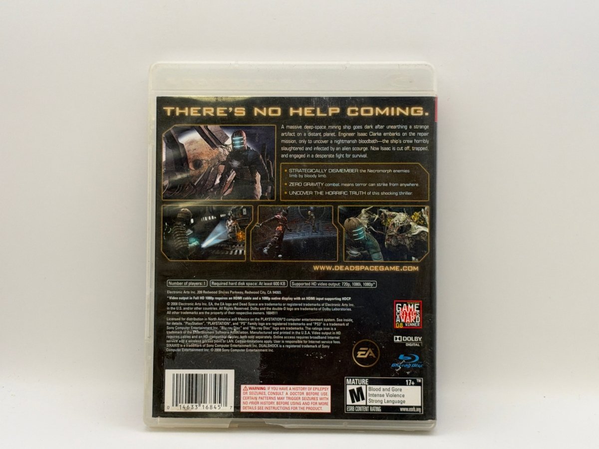Dead Space CL01 (Missing Manual) Playstation 3