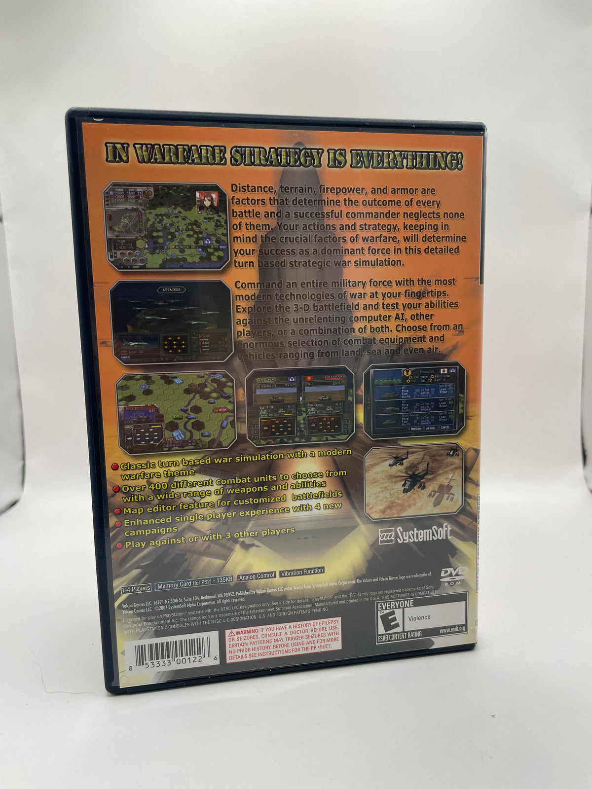 Dai Senryaku VII Modern Military Tactics CL02 (CIB) PlayStation 2