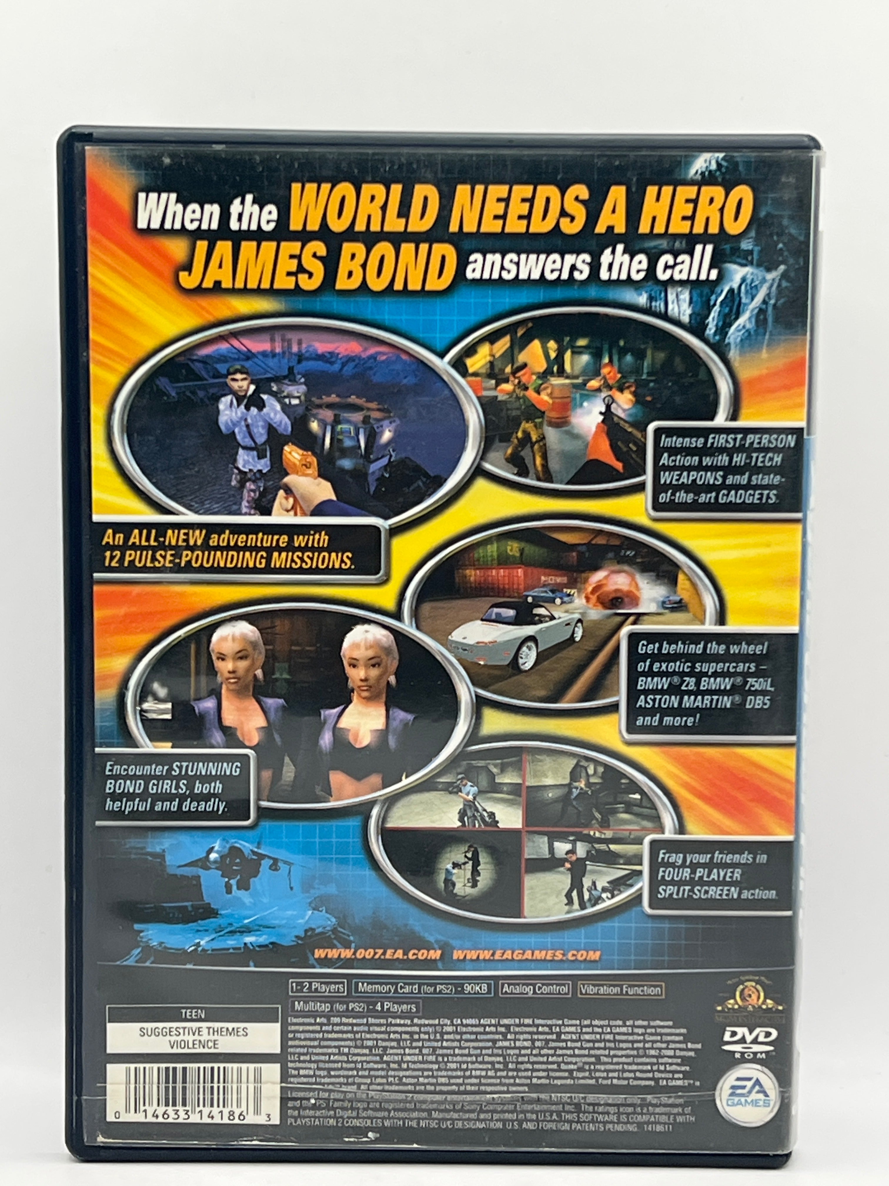 007 Agent Under Fire CL06 (CIB) PlayStation 2