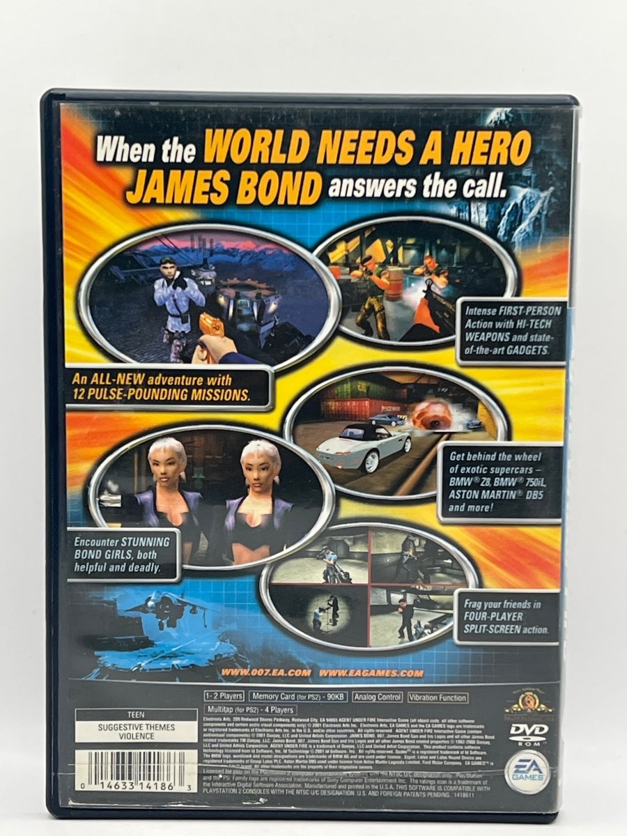 007 Agent Under Fire CL06 (CIB) PlayStation 2