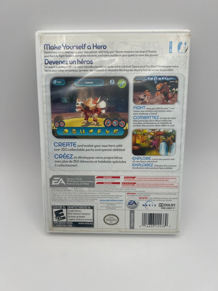 Spore Hero CL01 (CIB) Nintendo Wii