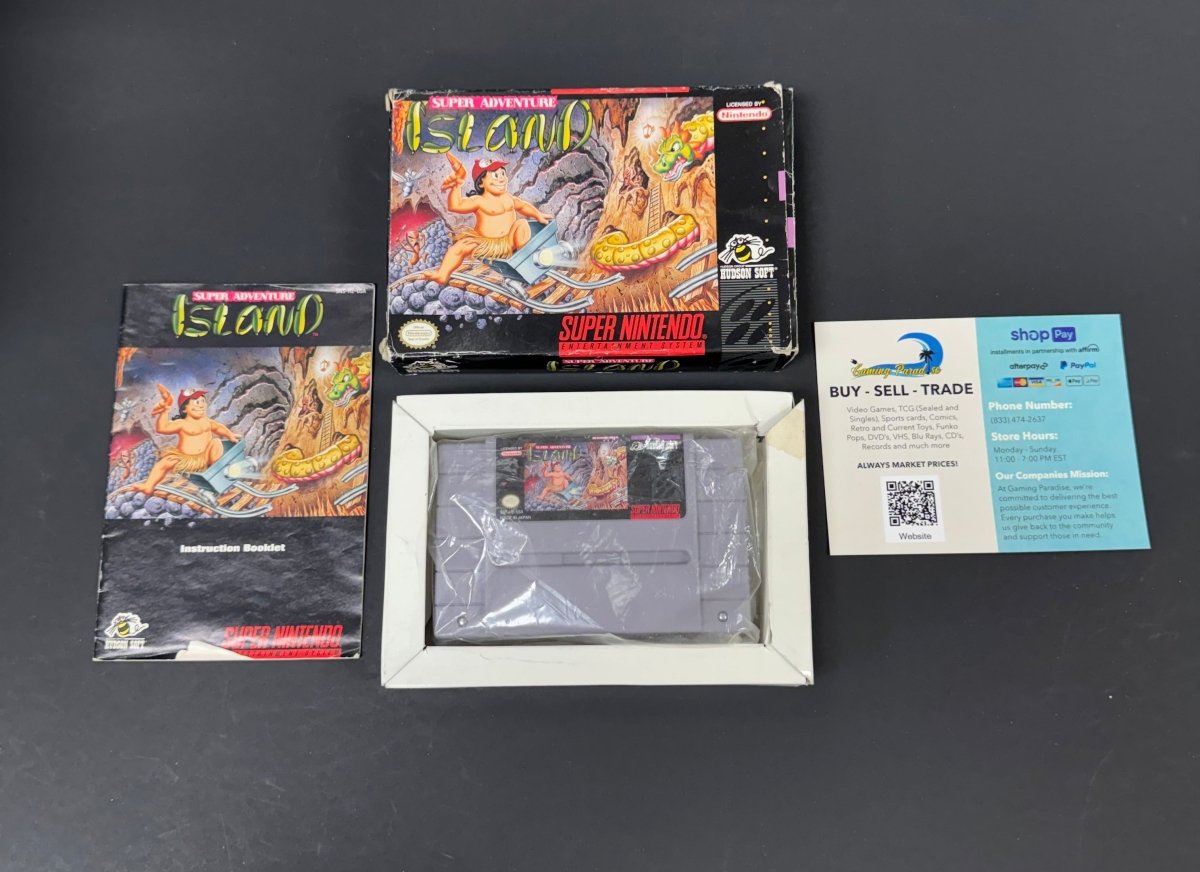 Super Adventure Island Super Nintendo CL 01