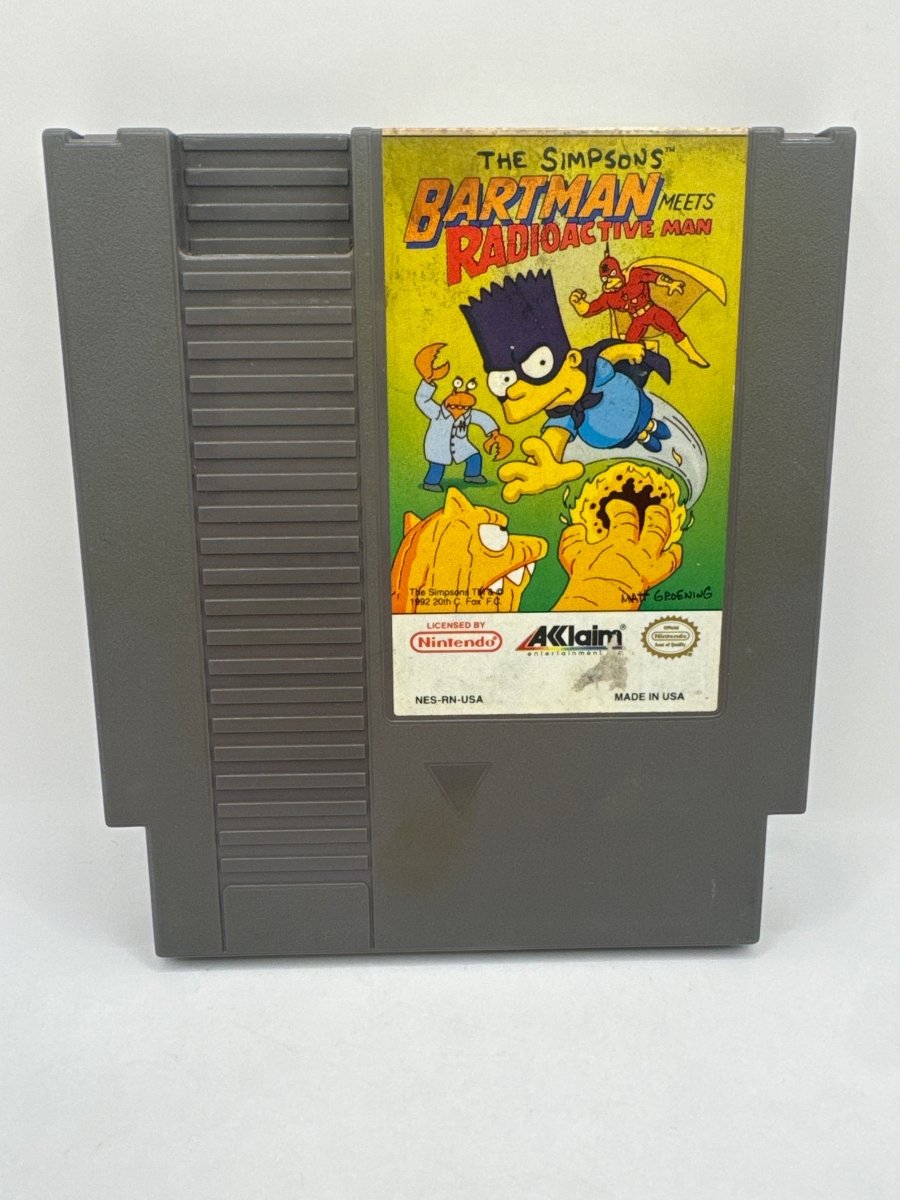 The Simpsons Bartman Meets Radioactive Man (Cart Only) Nintendo NES