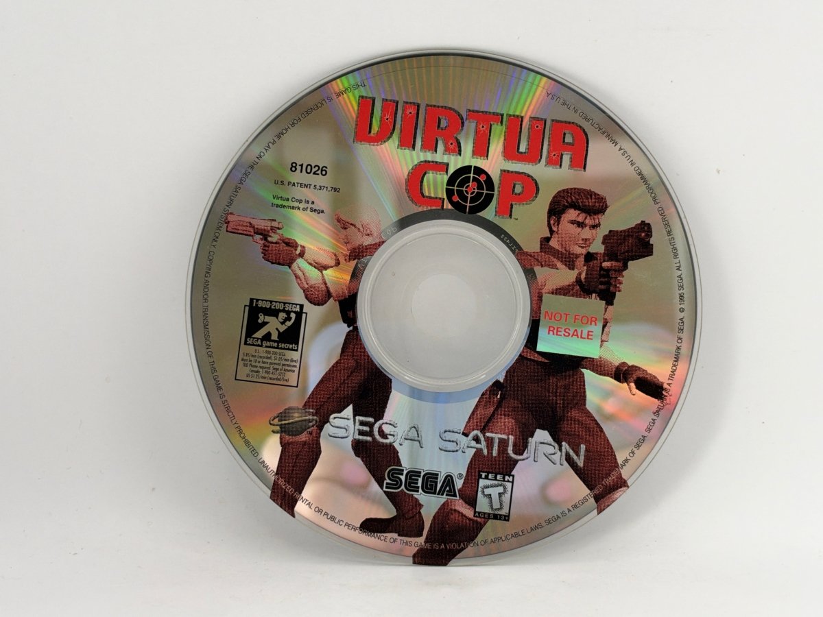 Virtua Cop CL01 (Disc Only) Sega Saturn