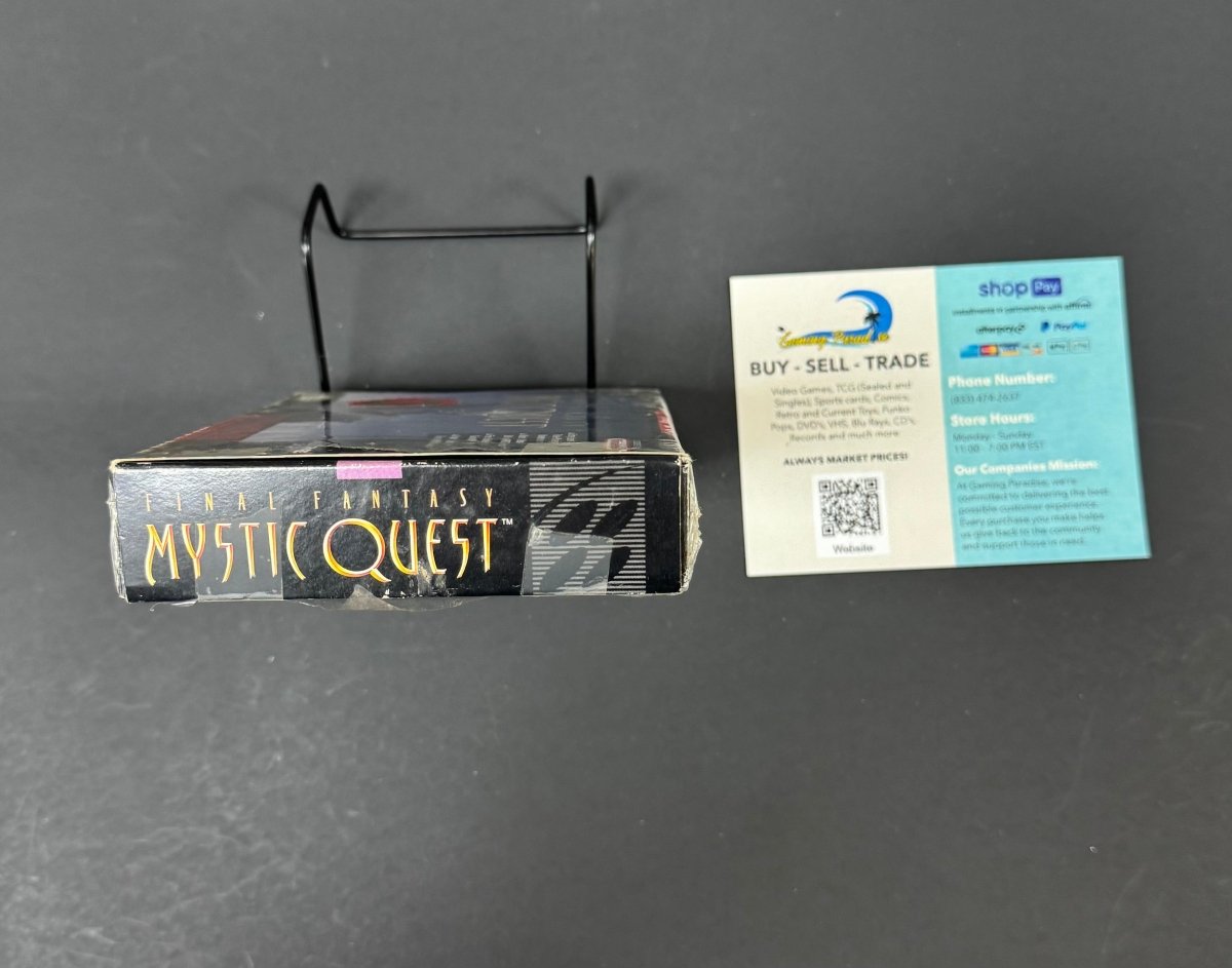 Final Fantasy Mystic Quest Super Nintendo CL 01