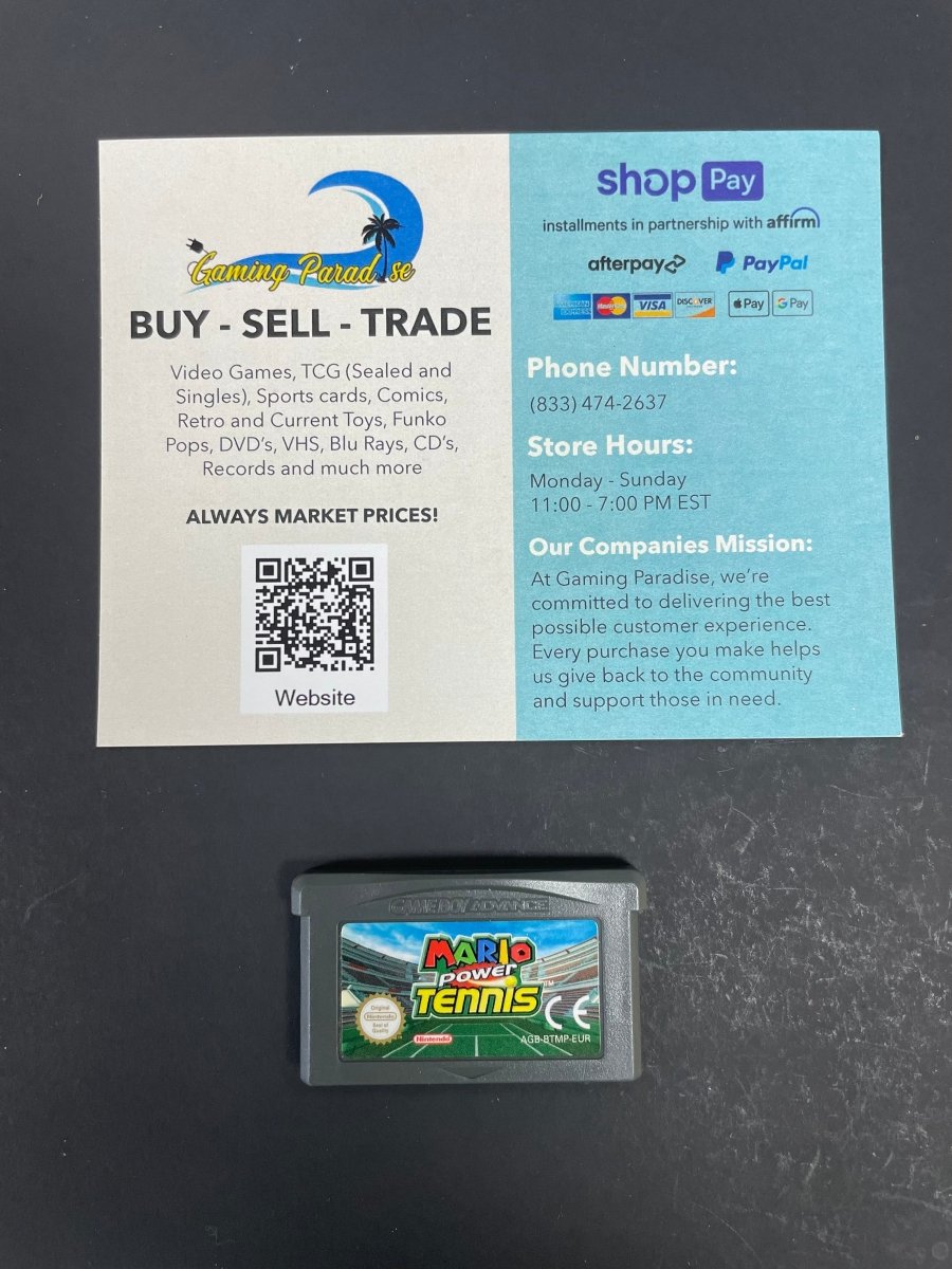 Mario Tennis Power Tour GameBoy Advance CL 01