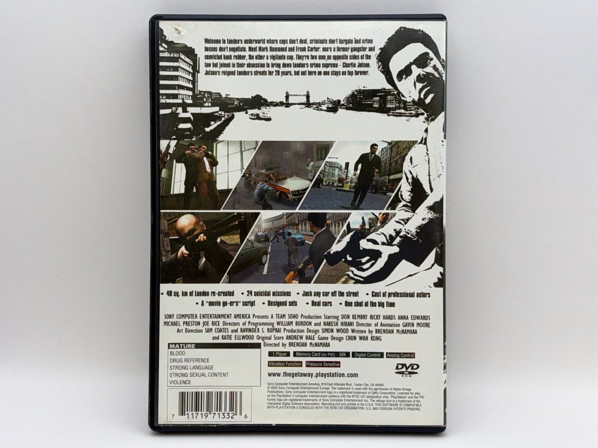 The Getaway CL02 (CIB) PlayStation 2