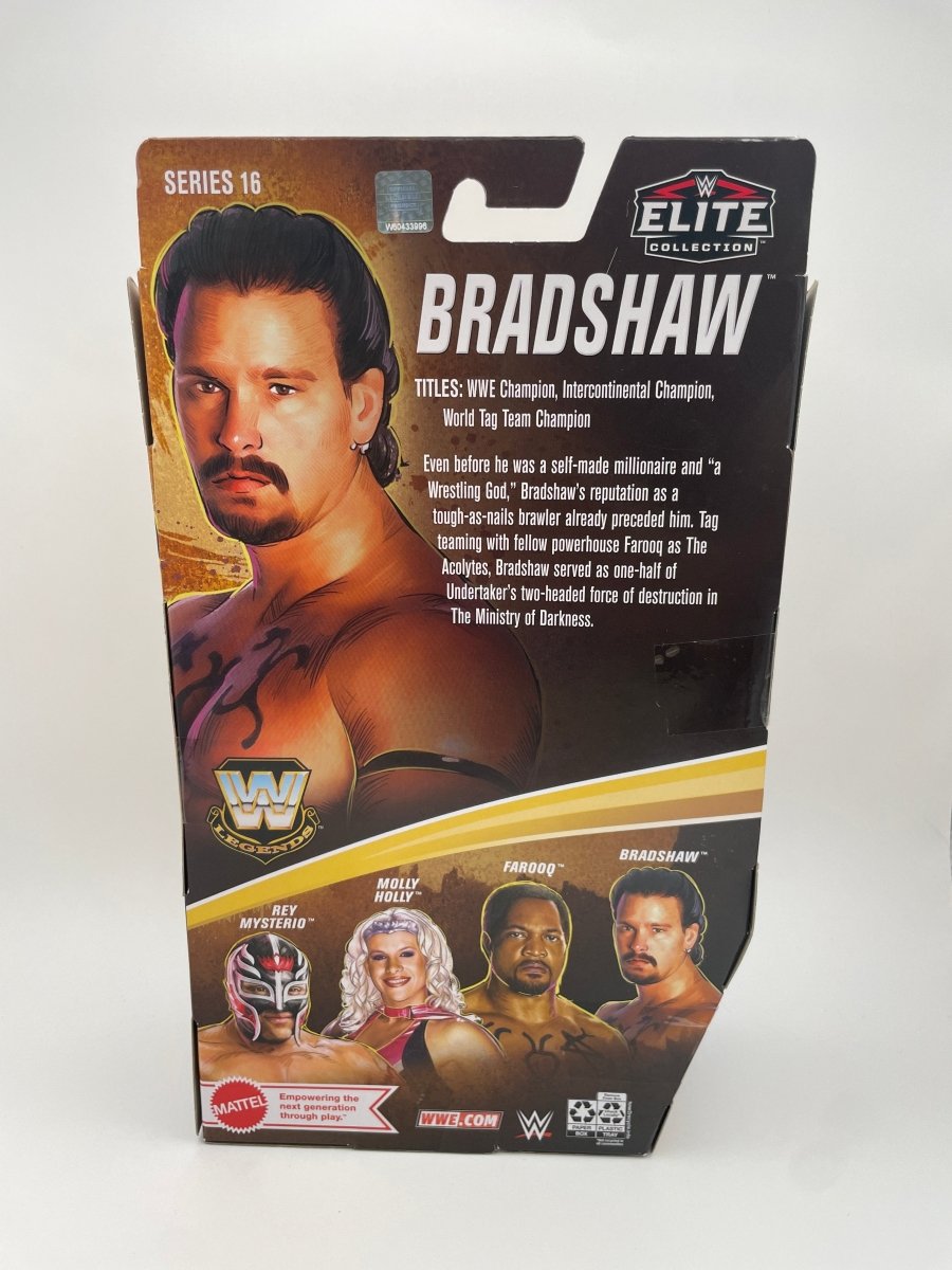 WWE Legends Elite Collection Series 16 Bradshaw Signed Action Figure