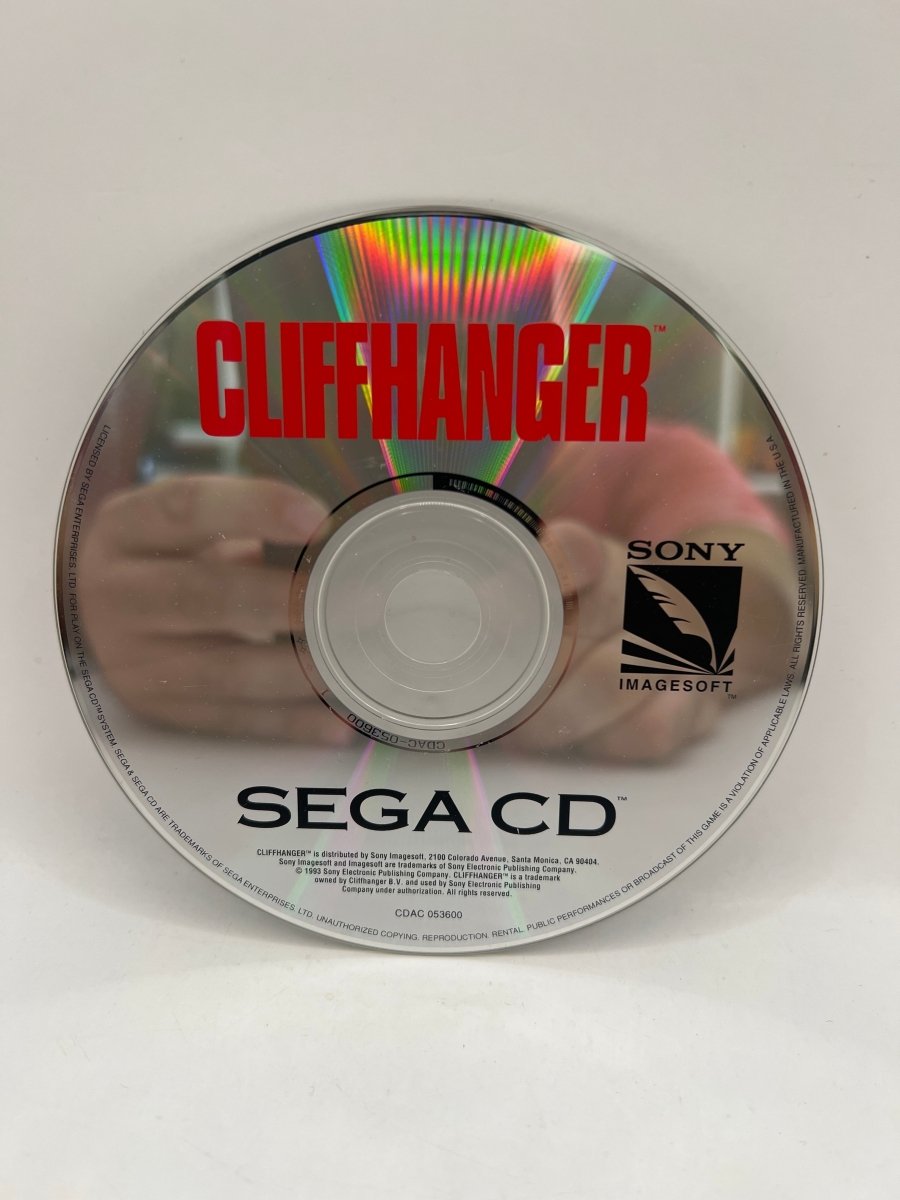 Cliffhanger CL01 (Disc Only) Sega CD