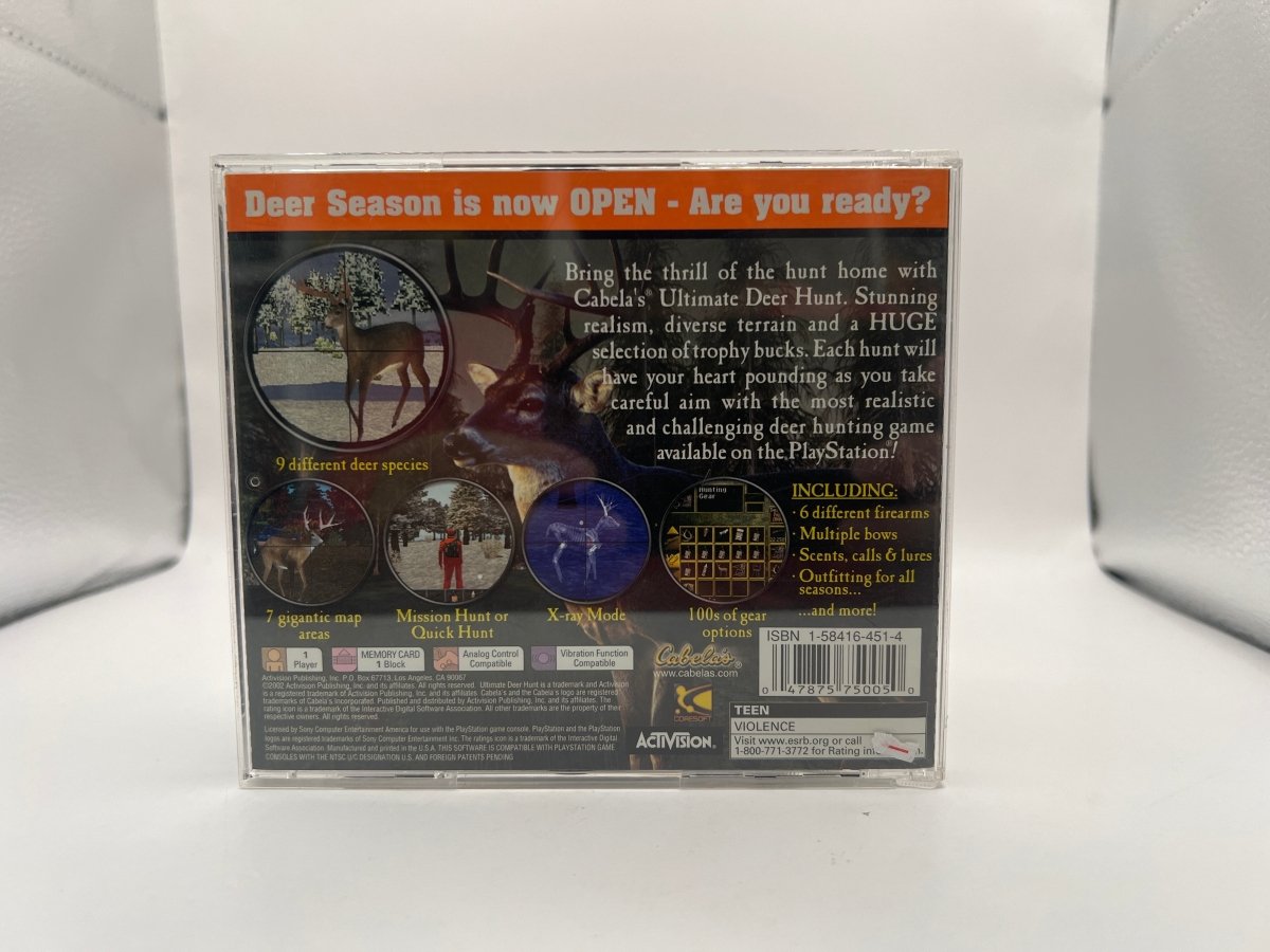 Cabela's Ultimate Deer Hunt CL01 (CIB) Playstation One