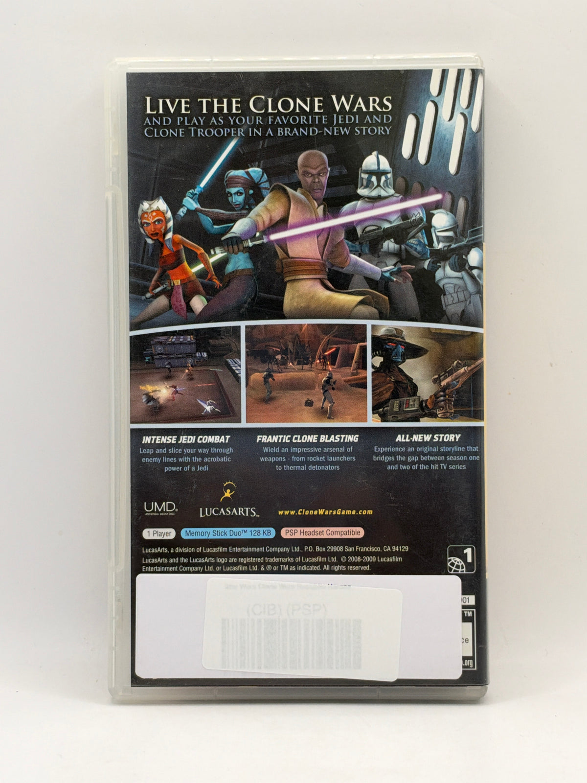 Star Wars Clone Wars Republic Heroes CL01 (CIB) PSP