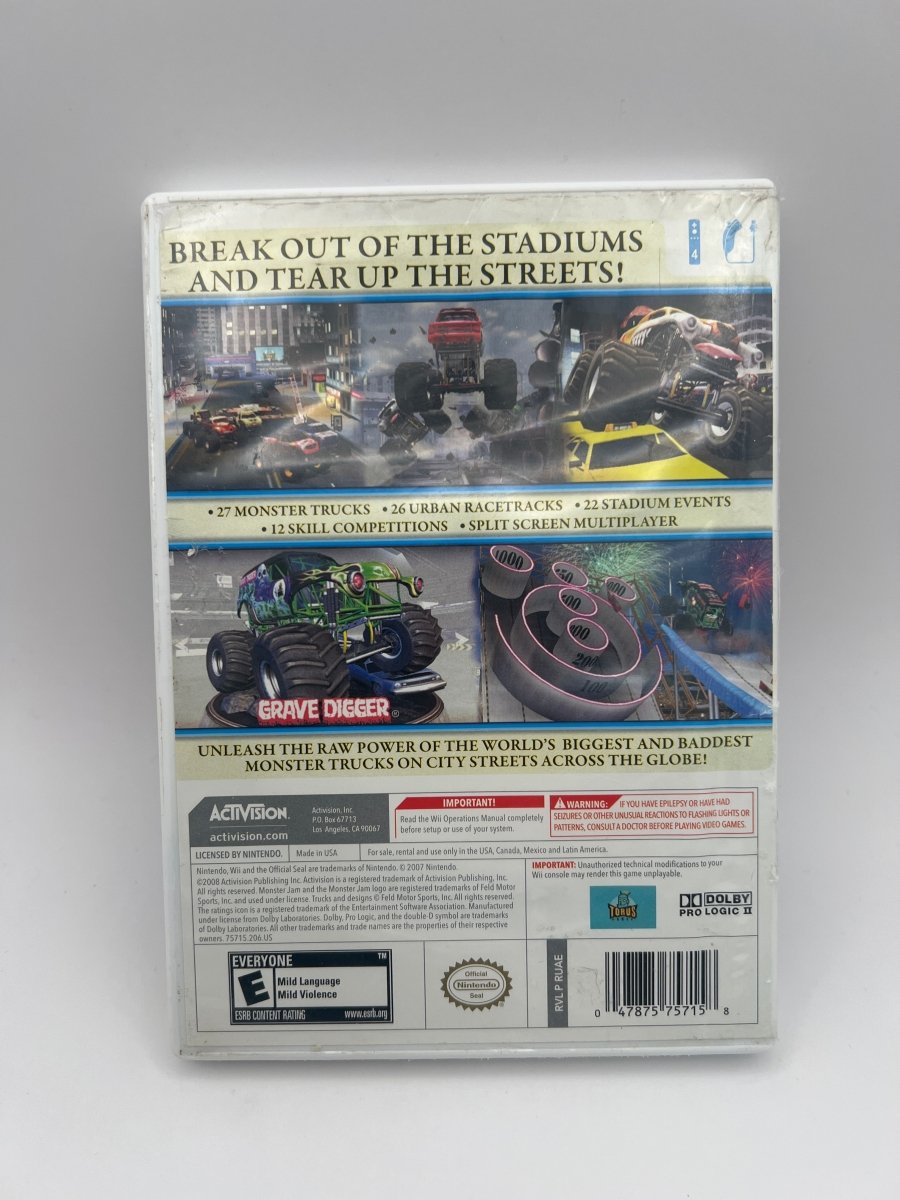 Monster Jam: Urban Assault CL02 (CIB) Nintendo Wii