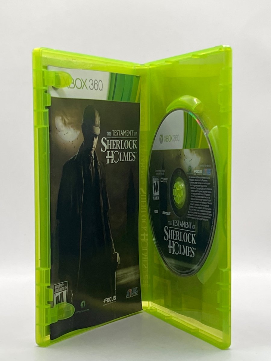 The Testament of Sherlock Holmes CL01 (CIB) Xbox 360