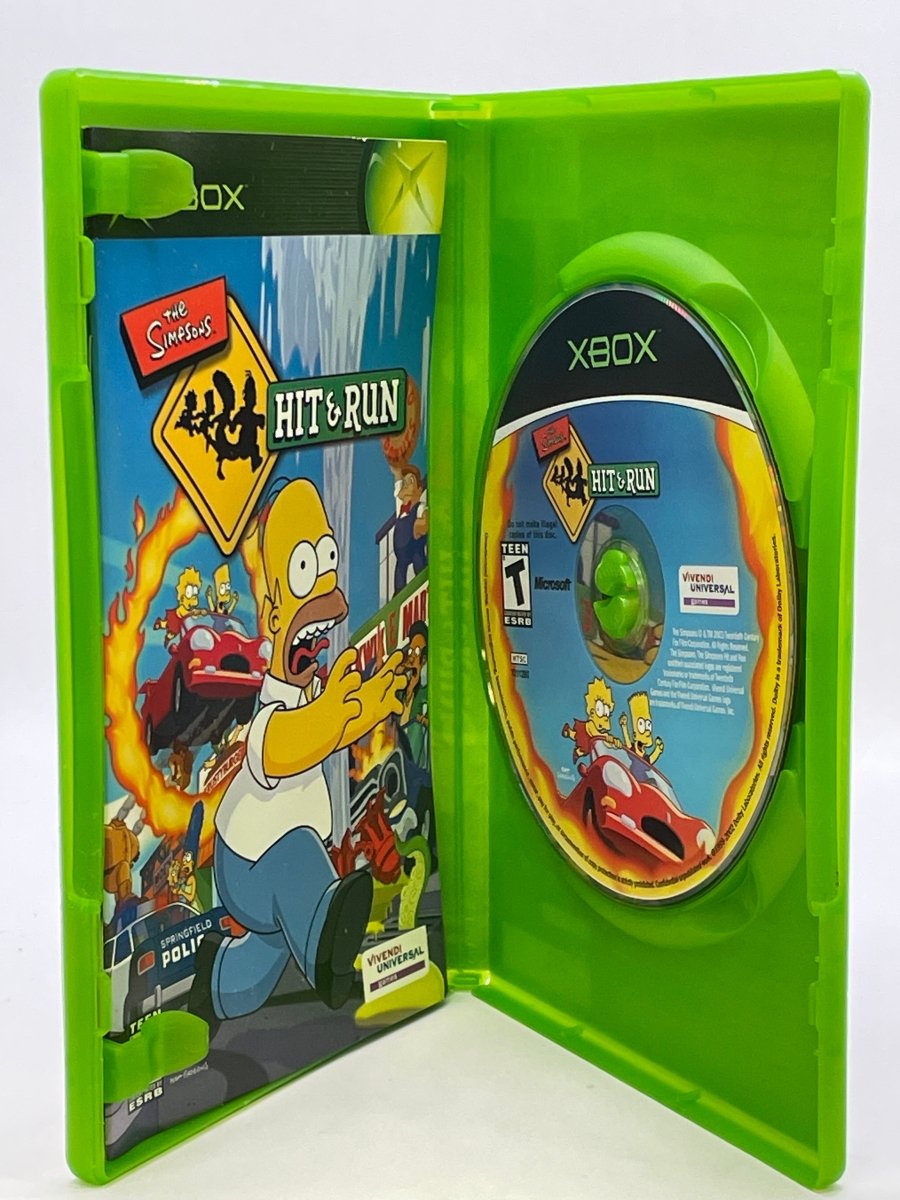 The Simpsons Hit and Run CL01 (CIB) Original Xbox